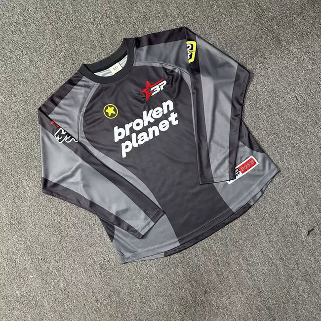 Broken Planet Moto Racing Long Sleeve Jersey Main Image