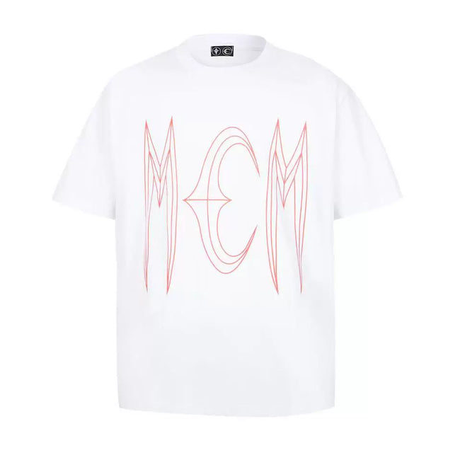 Thug Club Red Line MCM Letter Oversized T-Shirt, Unisex Hover Image