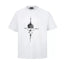 Thug Club Cross Skull Distressed White Oversized T-Shirt, Unisex