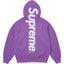Supreme Vertical Logo Hooded Sweatshirt – Purple / White