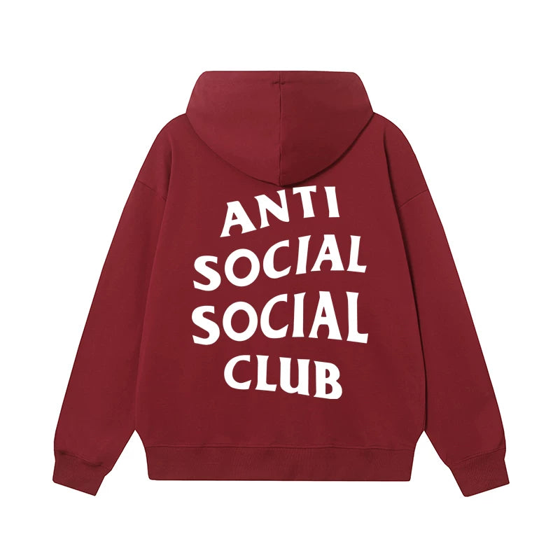 ANTI SOCIAL SOCIAL CLUB ASSC Basic Reflective Chinese Loong Print Autumn Winter Hoodie (40)