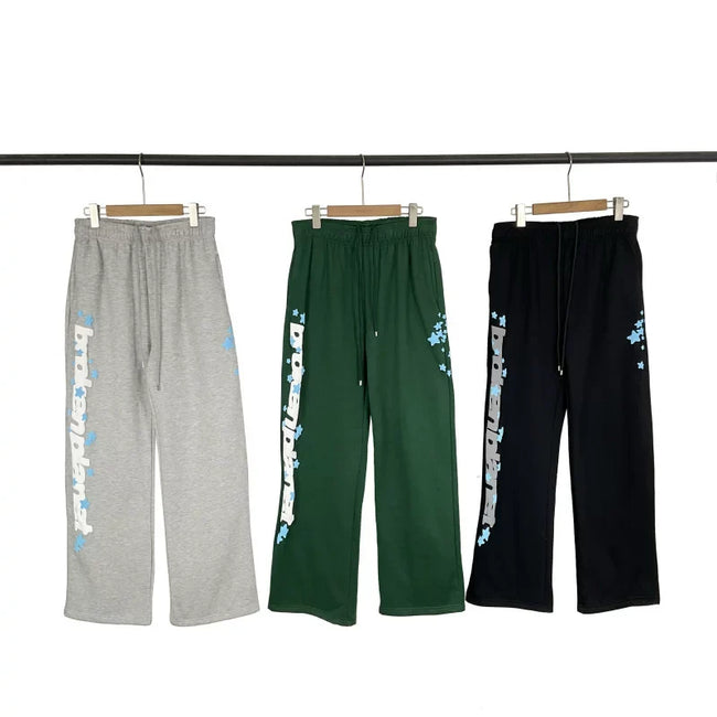 Broken Planet Vertical Star Print Wide Leg Sweatpants - 3 Colors Available Main Image