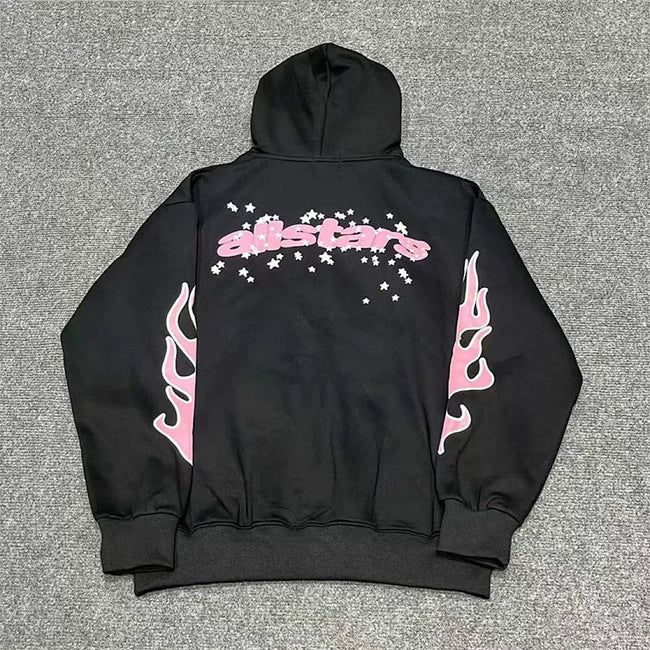 Broken Planet Pink Flame Star Allstars Hoodie - 2 Colors Available Main Image