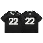Broken Planet Number 22 Mesh Football Jersey