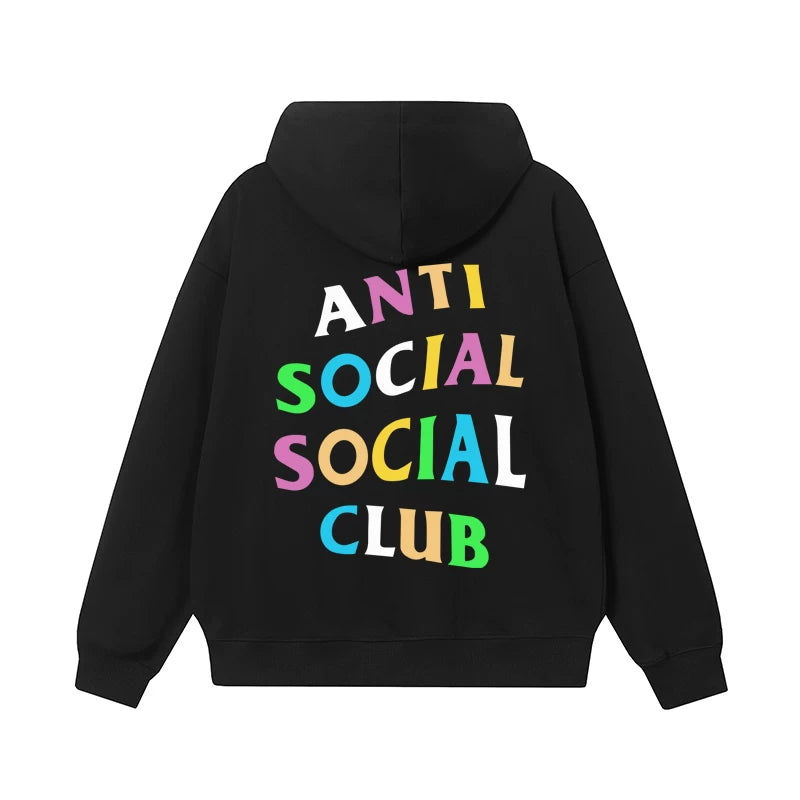 ANTI SOCIAL SOCIAL CLUB ASSC Basic Reflective Chinese Loong Print Autumn Winter Hoodie (29)