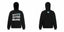 Broken Planet Sky Walking Black Oversized Graphic Hoodie