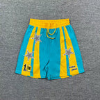 Broken Planet Star Graphic Vertical Stripe Basketball Shorts (4 Colors)