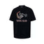 Thug Club Skeleton Motorcycle Dragon Graphic Black Oversized T-Shirt, Unisex