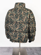 Thug Club Digital Camo Stand Collar Puffer Jacket, Unisex