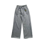 Broken Planet Logo Wide Leg Sweatpants - Heather Grey