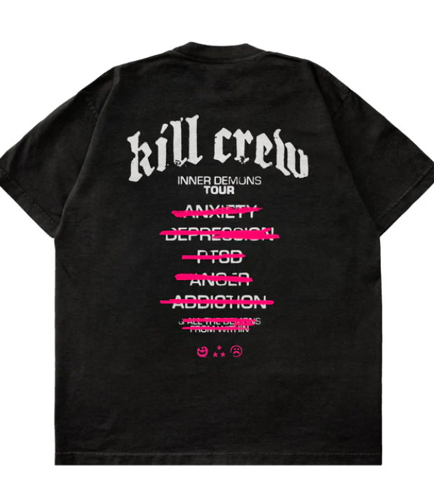 Killcrew Inner Demons Tour Graphic Black T-Shirt Hover Image