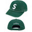Supreme Green S Logo 6-Panel Dad Hat