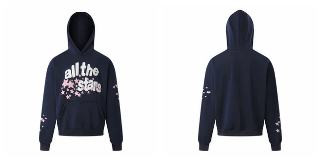 Broken Planet All The Stars Navy Oversized Hoodie Hover Image