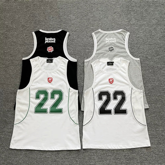Broken Planet #22 Shield Logo Basketball Tank - 4 Colors Main Image