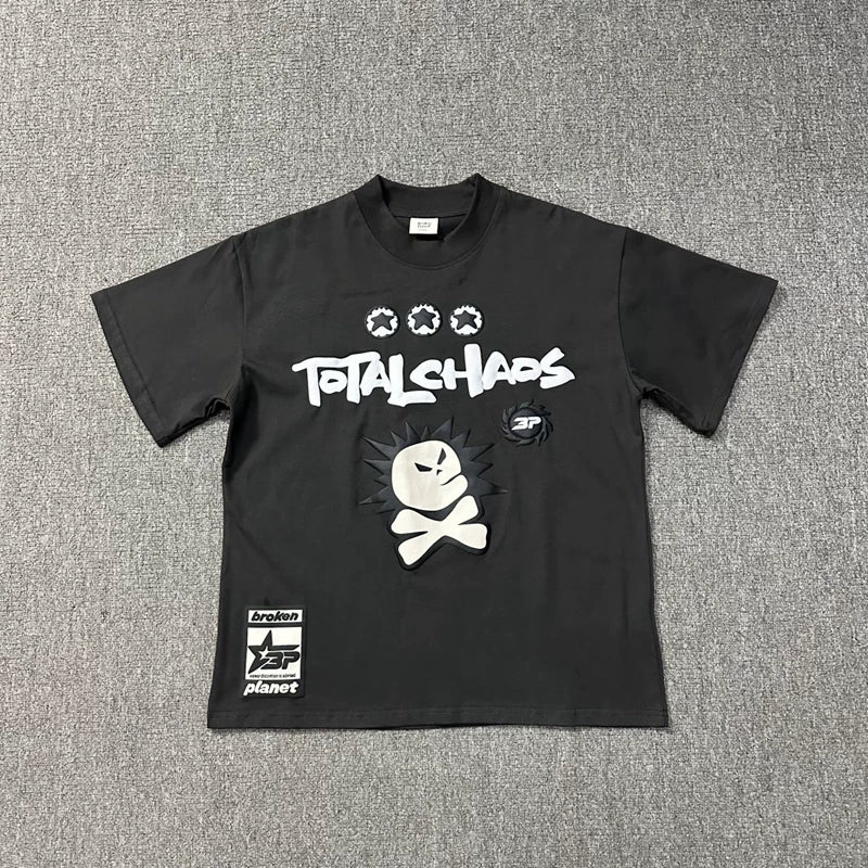 Broken Planet Total Chaos Graphic T-Shirt - Black