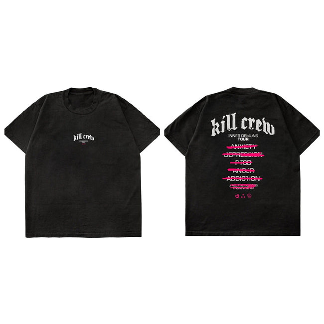 Killcrew Inner Demons Tour Graphic Black T-Shirt Hover Image