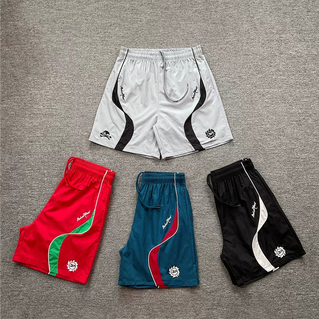 Broken Planet Curved Panel Nylon Sports Shorts - 4 Colors Available Main Image