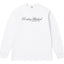 Supreme x Aphex Twin "Donkey Rhubarb" L/S Tee – White