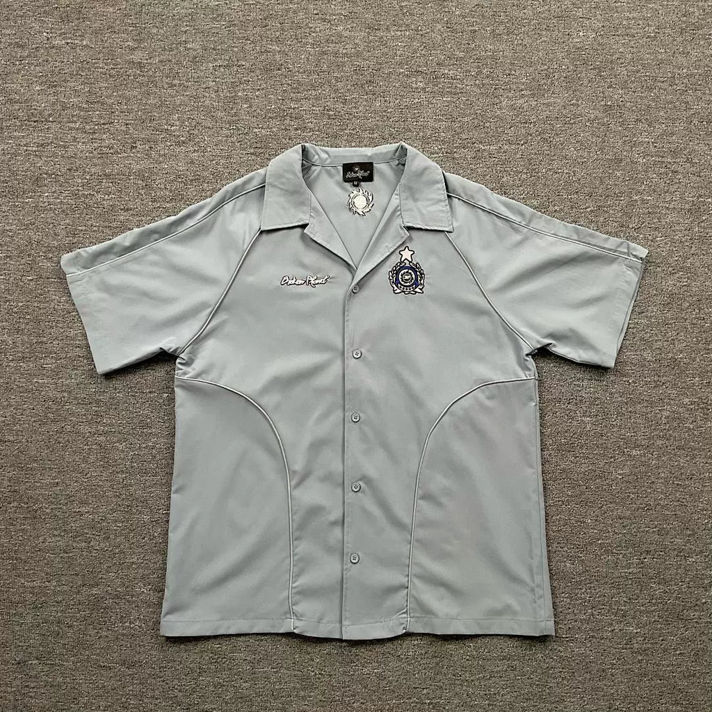 Broken Planet Contrast Stitch Camp Collar Shirt‑3 Colors