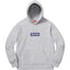 Supreme Bandana Box Logo Hooded Sweatshirt - Heather Grey / Blue