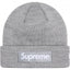 Supreme Grey Box Logo Beanie
