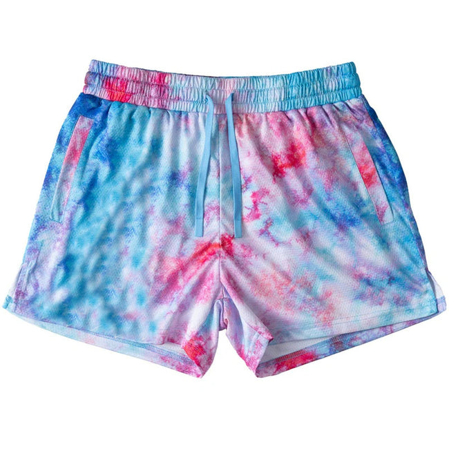 Killcrew Pastel Tie-Dye Mesh Shorts Hover Image