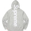 Supreme Vertical Logo Hooded Sweatshirt – Grey / White