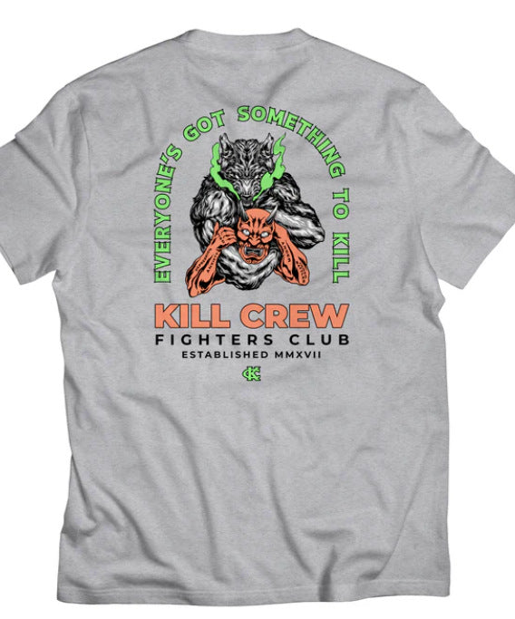 Killcrew Everyone's Got Something To Kill Graphic Grey T-Shirt Hover Image
