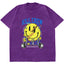 Killcrew Smiley Face Graphic Purple T-Shirt