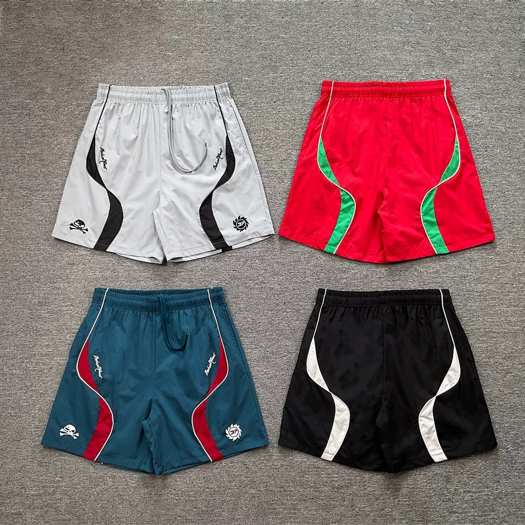 Broken Planet Curved Panel Nylon Sports Shorts - 4 Colors Available