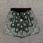 Broken Planet Plaid Bandana Print Nylon Shorts - 3 Colors Available