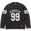 Supreme Number 99 Long Sleeve Top - Black / White
