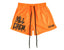 Killcrew Logo Graphic Orange and Black Mesh Shorts