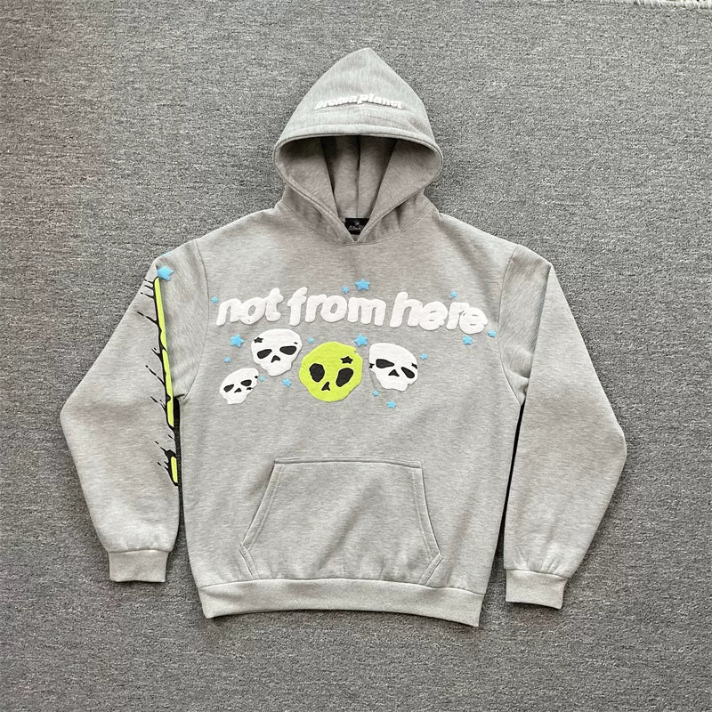 Broken Planet Not From Here Alien Skull Tracksuit Set - 3 Colors Available