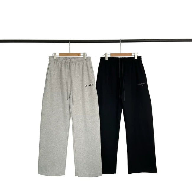 Broken Planet Minimal Script Wide Leg Sweatpants - 2 Colors Available Hover Image