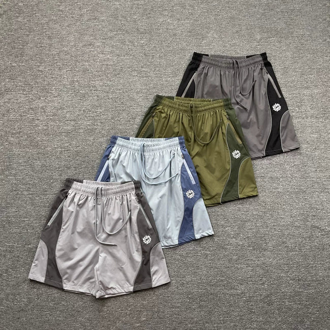 Broken Planet Curved Panel Athletic Shorts - 4 Colors Available Hover Image