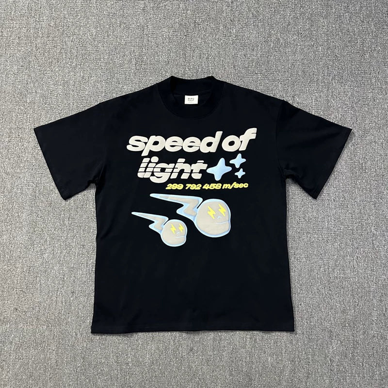 Broken Planet Speed Of Light Graphic T-Shirt - Black
