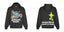 Broken Planet Different Worlds Black Oversized Graphic Hoodie