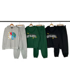 Broken Planet I Love BP Earth Graphic Zip‑Up Tracksuit Set (3 Colors)