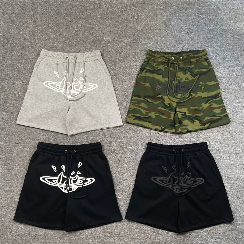 1. Broken Planet Melting Planet Logo Sweat Shorts - 4 Colors Available