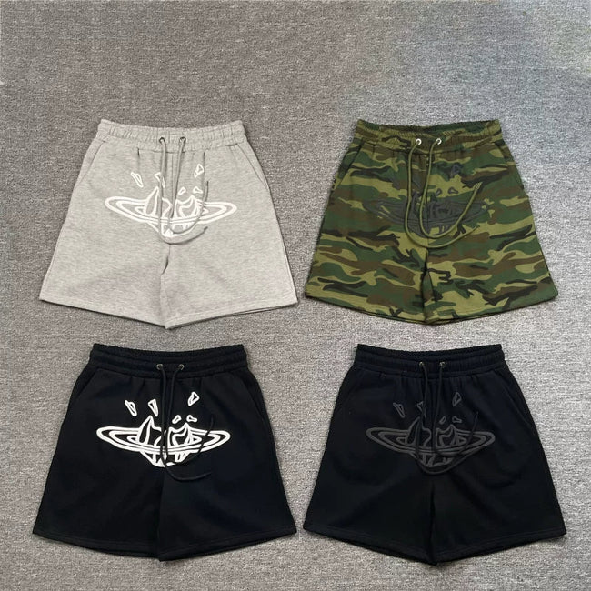 1. Broken Planet Melting Planet Logo Sweat Shorts - 4 Colors Available Main Image