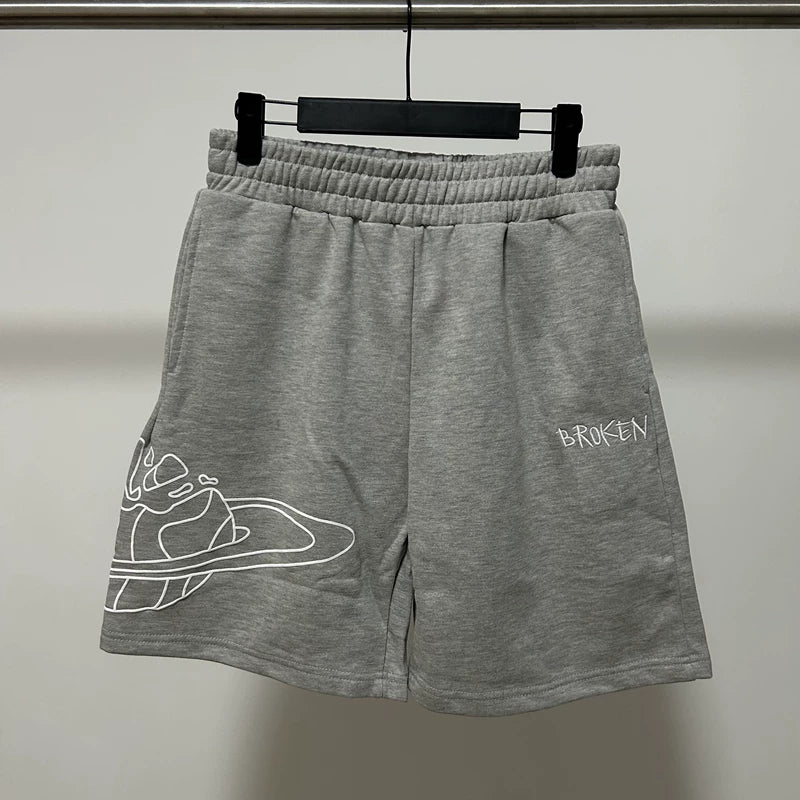 Broken Planet "BROKEN" Script Sweat Shorts - 3 Colors Available