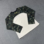 Broken Planet Camo Raglan Waffle Long Sleeve T-Shirt