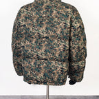 Thug Club Digital Camo Stand Collar Puffer Jacket, Unisex