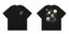 Anti Social Social Club Planet Graphic Oversized Tee Black