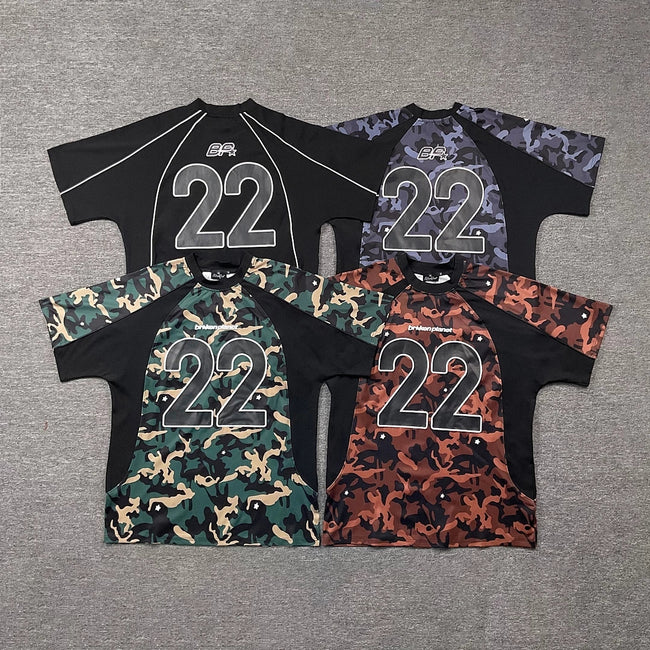 Broken Planet "22" Retro Football Jersey - 4 Colors Available Main Image