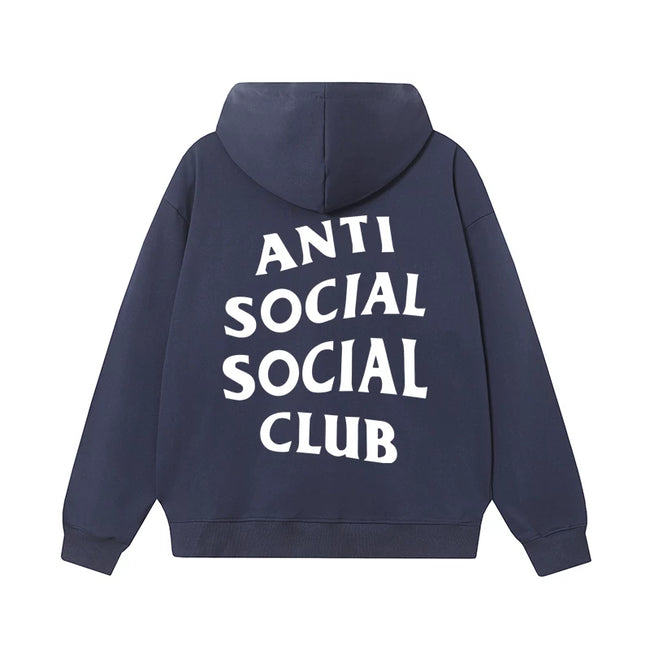 ANTI SOCIAL SOCIAL CLUB ASSC Basic Reflective Chinese Loong Print Autumn Winter Hoodie (39) Hover Image