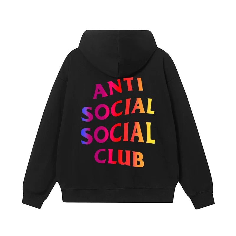 ANTI SOCIAL SOCIAL CLUB ASSC Basic Reflective Chinese Loong Print Autumn Winter Hoodie (24)