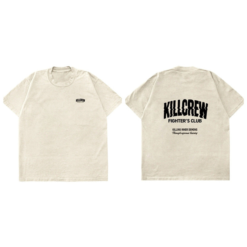 Killcrew Fighter's Club Graphic Beige T-Shirt