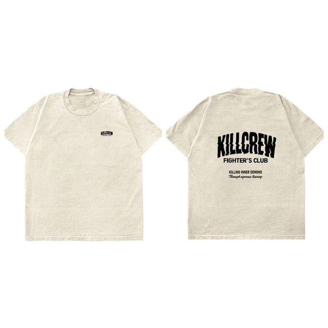 Killcrew Fighter's Club Graphic Beige T-Shirt Hover Image